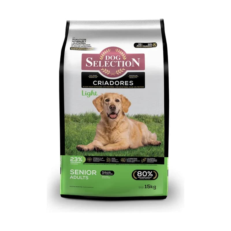 Dog Selection Criadores Senior Light x 15 kg