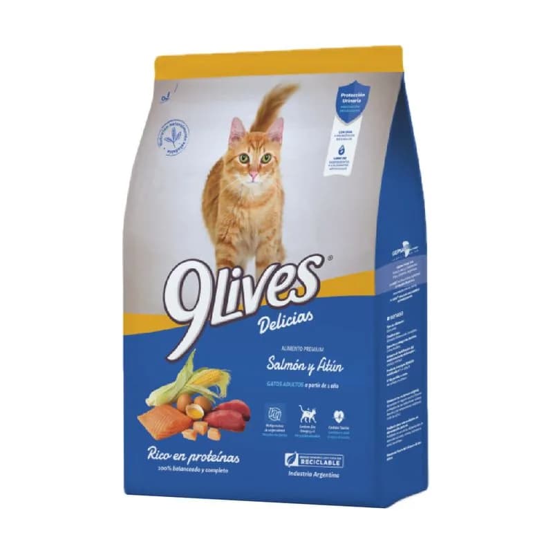 9 Lives Pescado/Carne x 15 kg