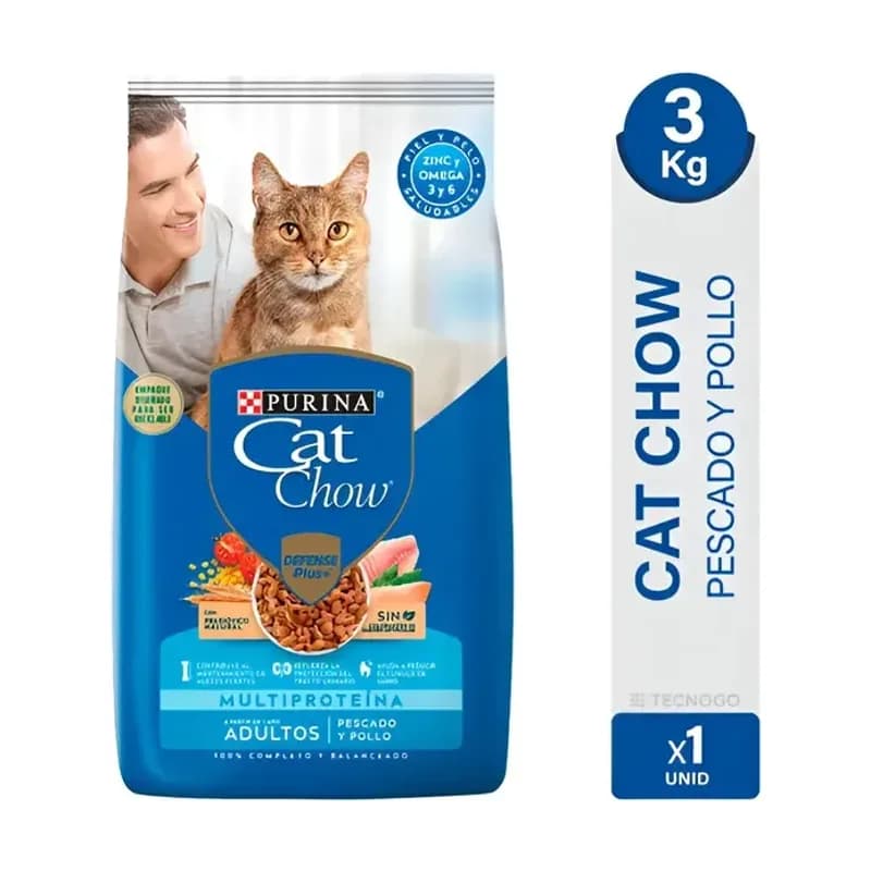 Cat Chow Adulto Pescado/Carne x 15 kg
