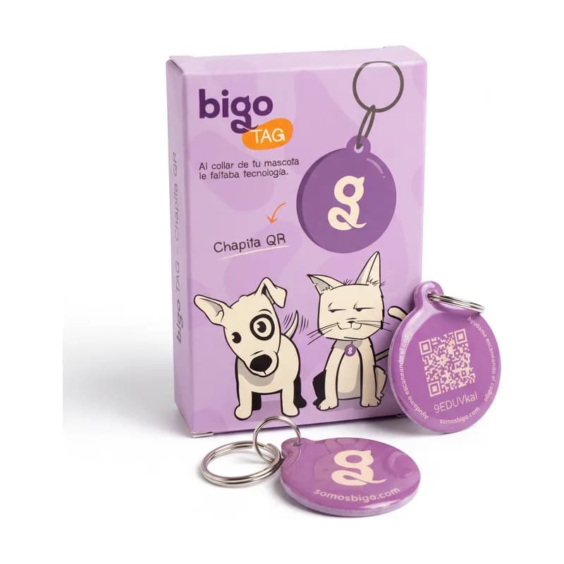 Chapitas Identificadoras Mascotas Perros Gatos Qr