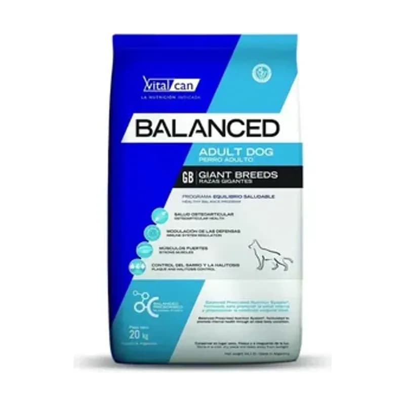 Balanced Adulto Gigante x 20 kg