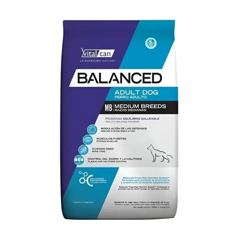 Balanced Adulto Raza Mediana y Grande x 20 kg